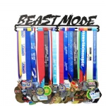 Medal Hanger Holder Display Rack for 40 Medals - BEAST MODE